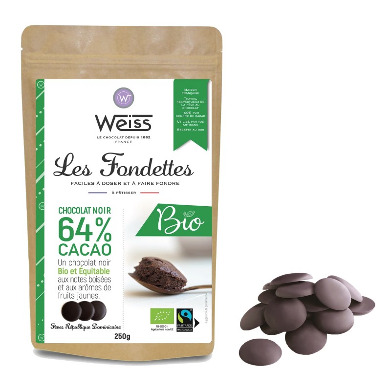 Chocolat bio artisanal Tablette Bio Chocolat Noir 100g à 3,40 €