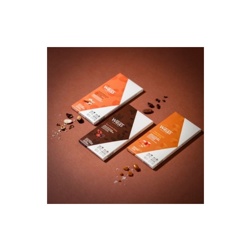 Tablette de Chocolat Au Lait au Caramel & Fleur de Sel 90g | Les  Gourmandises d'Amatxi