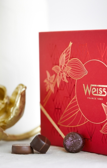 Nos coffrets, ballotins chocolatés français Weiss